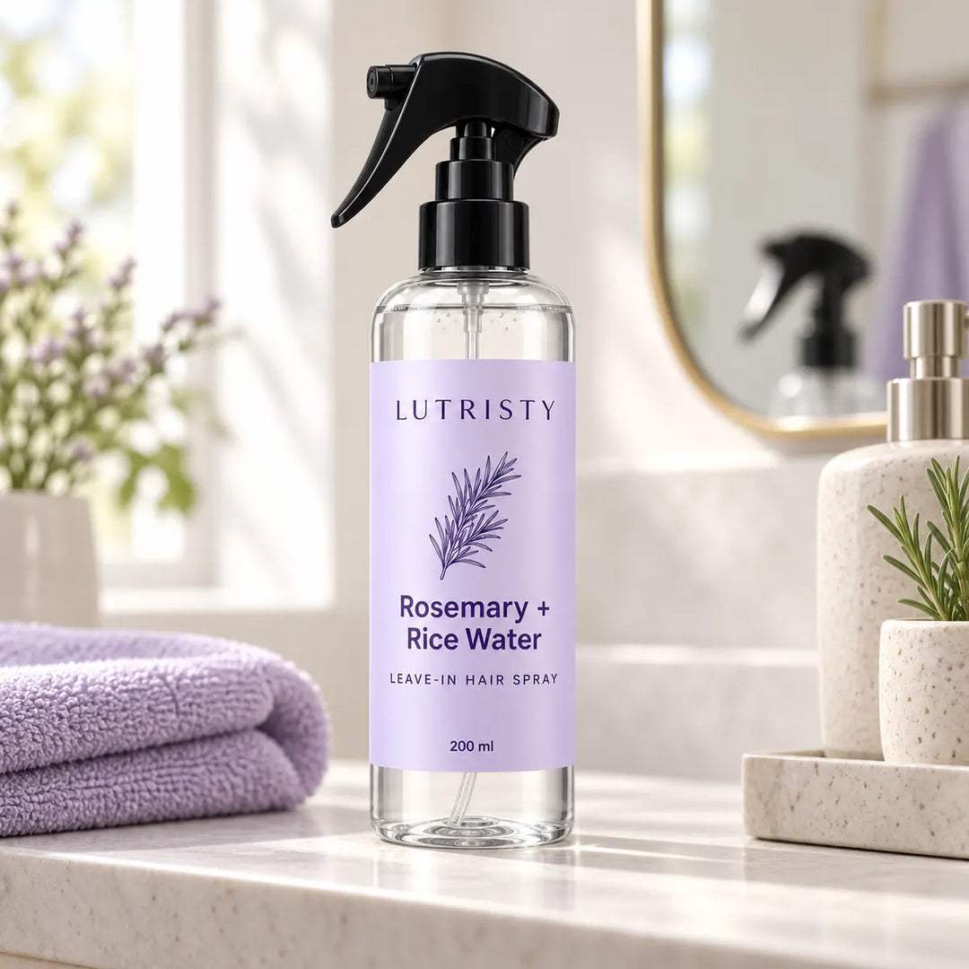 vanity — Lutristy rosemary and rice water hair care
