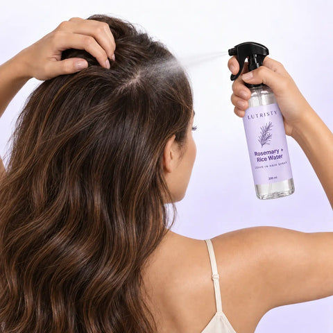 Spray onto hair and scalp